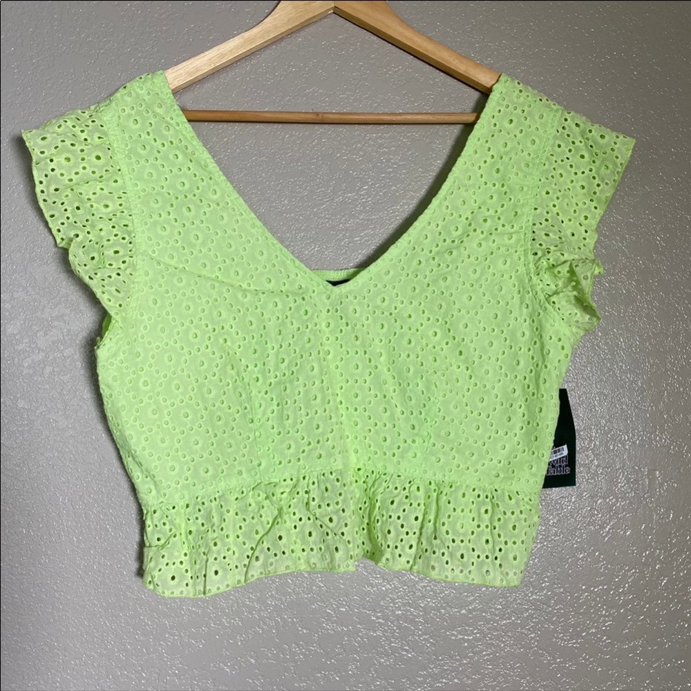 Women’s Large * Yellow Crop Top * NWT